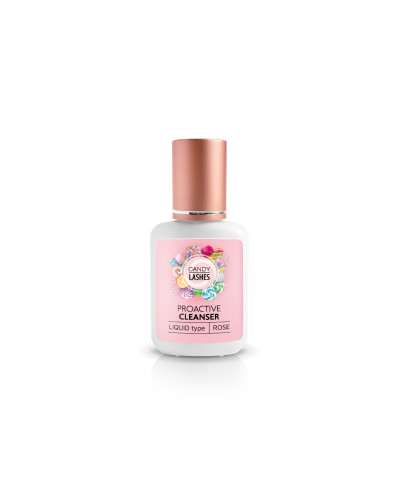 Candy Lashes, Proactive Cleanser Liquid type Rose 15 ml, CL0022