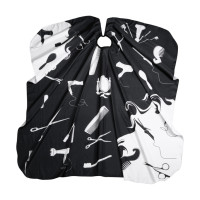 Comair, Cloak Hairword white/black 135x143cm