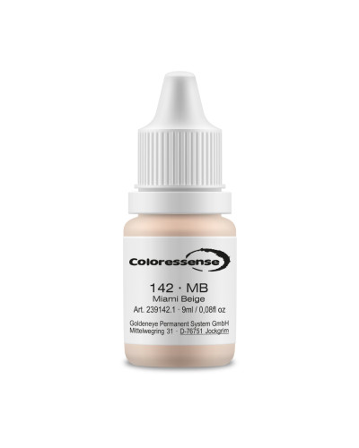 Goldeneye, Coloressense Пигмент 142 Miami Beige 10 ml. Соответствует REACH