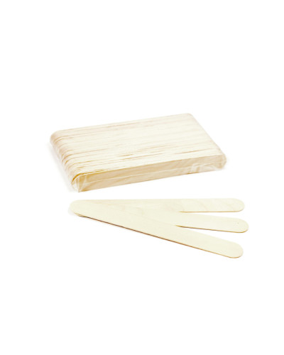 Italwax, Wooden Spatula Full Body 200x24x1.6mm-100gb., 02-3033