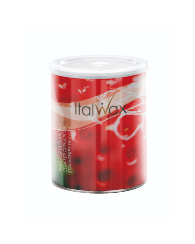 Italwax, TIN LIPOWAX  Classic 800g, Strawberry, 02-0046