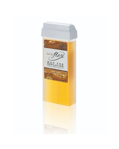 Italwax, Wax Cartridge Italwax 100ml, Amber Flex, 02-0083