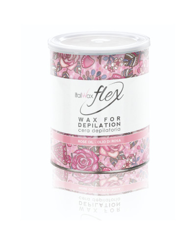 Italwax, TIN LIPO WAX FLEX 800g, Rose Oil, 02-0031