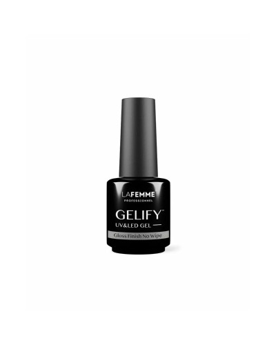 La Femme, Gelify™ UV&LED Gel 15gr - Gloss Finish No Wipe, GELGLOSFNW15