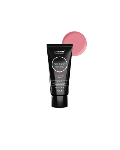 La Femme, Spheric™ Acrylic Gel 60gr - Dark Pink, PACRGELDPI.60