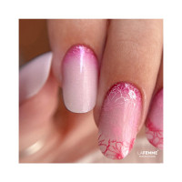 La Femme, Spheric™ Acrylic Gel 60gr - Milky Pink Glitter