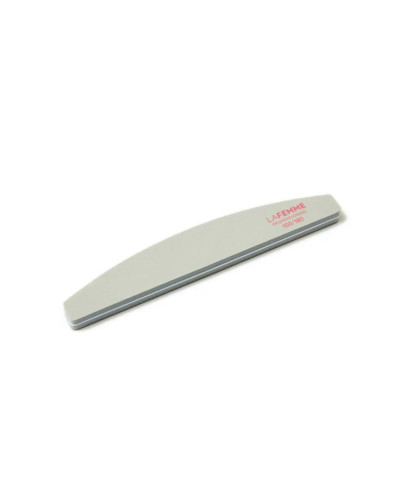 La Femme, Thick Half-moon Nail File, Gray 100/180 - Cleopatra, PLPILF33