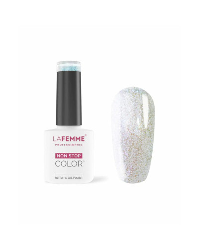 La Femme, Shimmer Top Coat No Wipe UV&LED 8gr - S001_Blue, PVLEDBS001