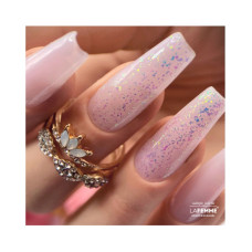 La Femme, Топовое покрытие с хлопьями UV&LED 8 г - C001