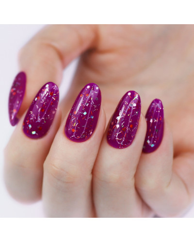 La Femme, Гель-лак UV&LED 8 г - H039_Purple Butterfly, PVLEDH039