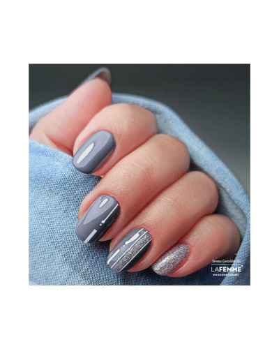 La Femme, Gel Polish UV&LED 8gr - H064_Royal Grey, PVLEDH064