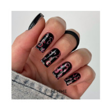 La Femme, Gel Polish UV&LED 8gr - H073_Black Shadow