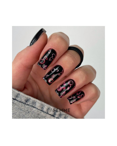 La Femme, Gel Polish UV&LED 8gr - H073_Black Shadow, PVLEDH073