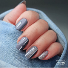 La Femme, Гель-лак UV&LED 8 г - H094_Elegant Grey