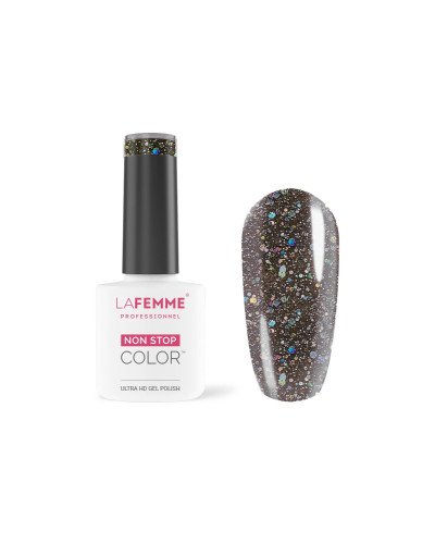 La Femme, Гель-лак UV&LED 8 г  - H135_Glitter Grey, PVLEDH135