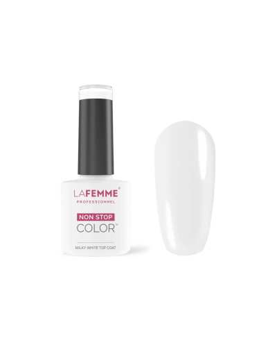 La Femme, Milky White Top Coat No Wipe UV&LED 8gr - M001, PVLEDM001