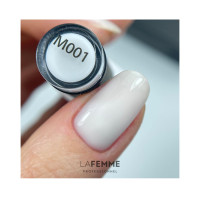 La Femme, Молочно-белый топ без липкого слоя UV&LED 8 г - M001