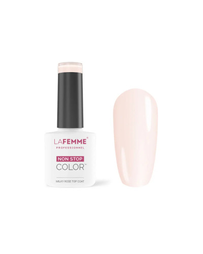 La Femme, Milky Rose Top Coat No Wipe UV&LED 8gr - M002, PVLEDM002