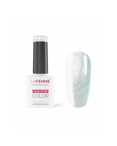 La Femme, Shimmer Top Coat No Wipe UV&LED 8gr - S002_Pink, PVLEDPS002