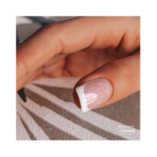 La Femme, Elastīga bāze UV&LED 8g - R005_Rozā ar gliteriem