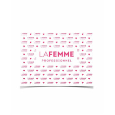 La Femme, Professional Nail Pad - White Hearts