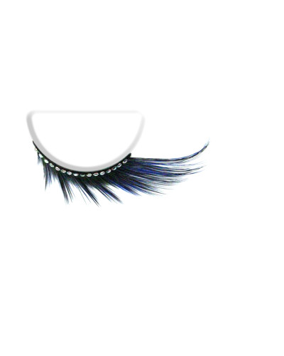 Perfect Silk Lashes, Decorated Eyelashes with Acrylic Stones, PSL09D1331