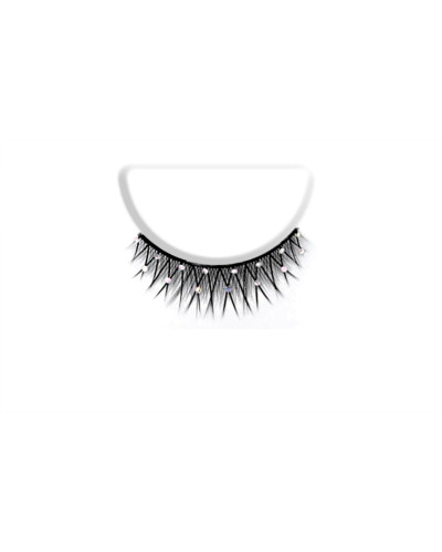 Perfect Silk Lashes, Dekoratīvās skropstas ar spīdošiem akmeņiem, PSL09D1236