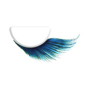 Perfect Silk Lashes, Decorated Synthetic Hair Colorful Wild