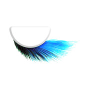 Perfect Silk Lashes, Decorated Synthetic Hair Colorful Wild