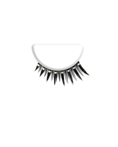 Perfect Silk Lashes,  Декоративные ресницы с акриловыми камнями, PSL09D5451