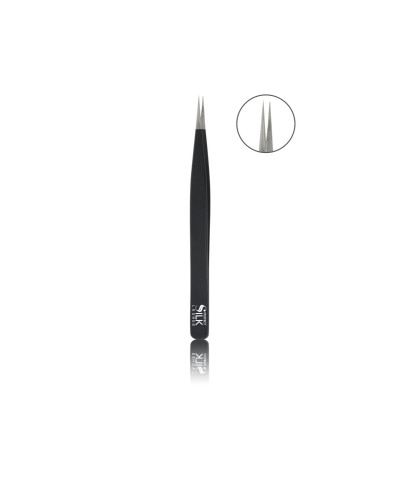 Perfect Silk Lashes, Tweezer with straight tip Black, PSL1119