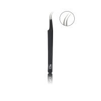 Perfect Silk Lashes, Tweezer with curved tip Black