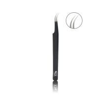 Perfect Silk Lashes, Tweezer with curved tip Black