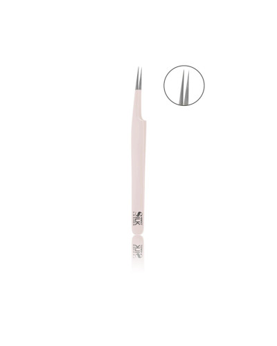 Perfect Silk Lashes, Tweezer with straight tip, Pink, PSL1121