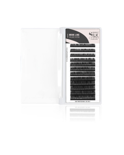 Perfect Silk Lashes, Mink Lashes B.05 Black 8/10/12 mm, PSL1805B81012