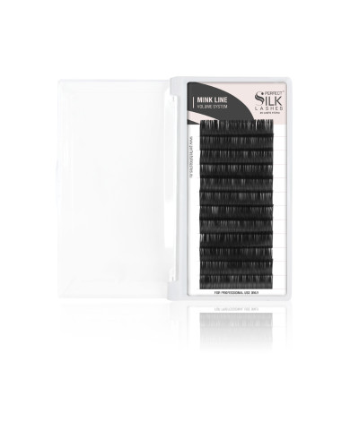 Perfect Silk Lashes, Ūdeļu skropstas B.05 melnas 12 mm, PSL1805B12