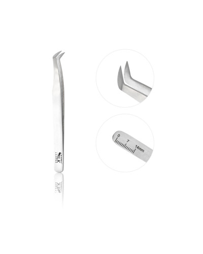 Perfect Silk Lashes, Volume Eyelash Tweezers Flat, PSL1138