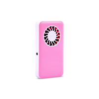 Pink color mini fan