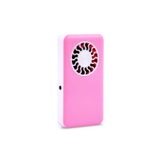 Pink color mini fan