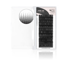 Perfect Silk Lashes, Mink Lashes D.05 Black 8+8+11 mm Perfect Chaos