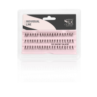 Perfect Silk Lashes, Пучковые ресницы DD, короткиe, черные