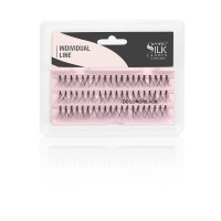 Perfect Silk Lashes, Пучковые ресницы DD, длинныe, черные