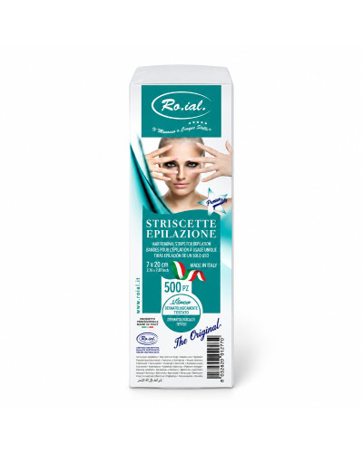Roial, нетканые полоски для эпиляции, 7x20 см, 500 шт., 37-0007