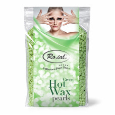 Roial, Горячий воск в гранулах — зеленый, 800 г.