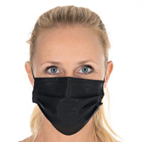 Beautypoint, Medicīniskās sejas maskas TYPE II melnas, 1 kastīte (50 gb)