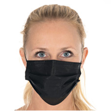 Beautypoint, Medicīniskās sejas maskas TYPE II melnas, 1 kastīte (50 gb)