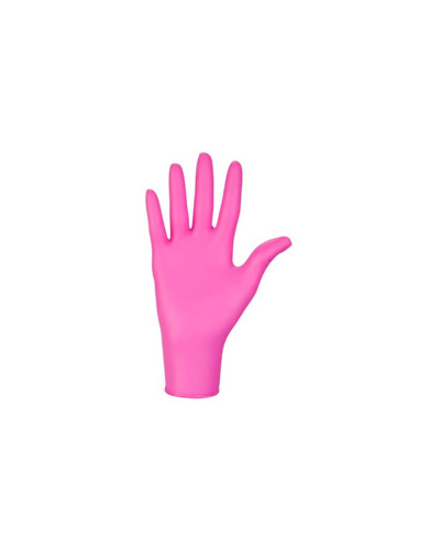 Mercator, Nitrylex MAGENTA Nitrile gloves, powder-free, size S, 100 pcs, RD30300002