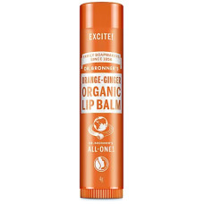 Dr. Bronner's,  Organic Lip Balm Orange-Ginger 4 g