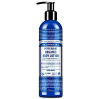 Dr. Bronner's, Organiskais ķermeņa losjons Peppermint 240 ml