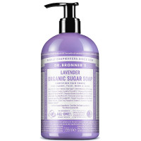 Dr. Bronner's, Organiskās cukura ziepes ar lavandu 355 ml